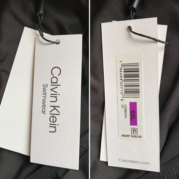 Calvin Klein Classic Tummy Control Mid Rise Swim Bottoms Black‎ Size XXL - Picture 9 of 12